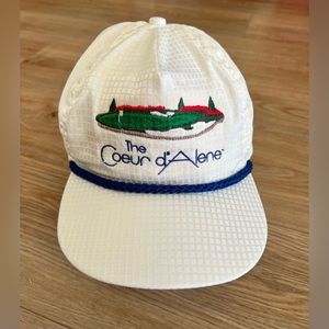 RARE VTG 1992 PGA TOUR MERRILL LYNCH SHOOT-OUT Golf Hat / Cap Coeur d' Alene ID